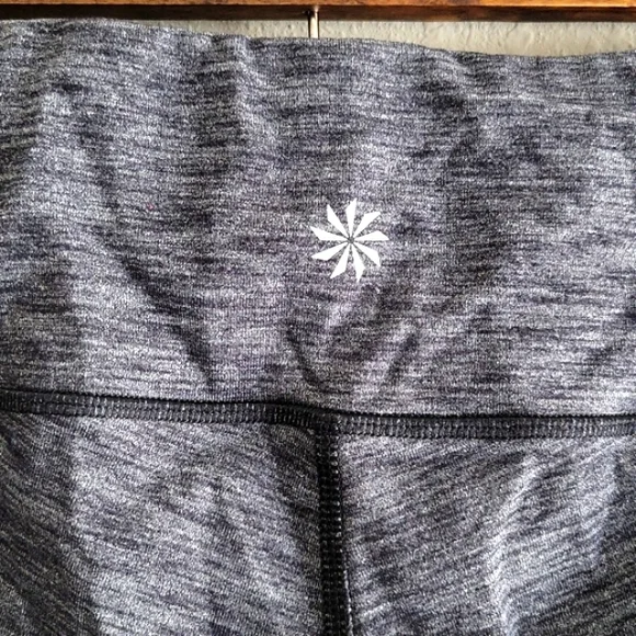 Athleta Chaturanga Heather Grey Capri Legging size XS - Picture 3 of 6